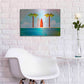Luxe Metal Art 'Tropical Island' by Andrea Haase, Metal Wall At,24x16