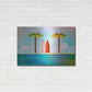 Luxe Metal Art 'Tropical Island' by Andrea Haase, Metal Wall At,36x24