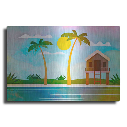 Luxe Metal Art 'Exotic Hideaway' by Andrea Haase, Metal Wall At