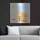 Luxe Metal Art 'Oasis Sunset' by Andrea Haase, Metal Wall At,36x36