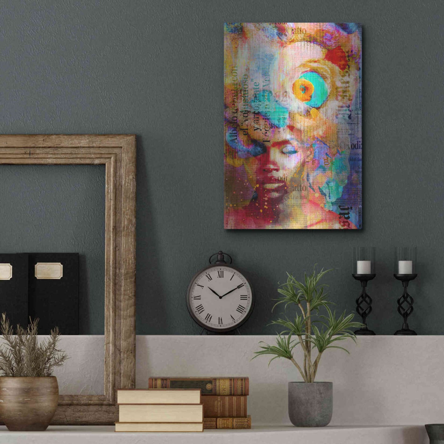 Luxe Metal Art 'New York City Girl' by Andrea Haase, Metal Wall At,12x16