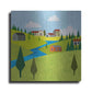 Luxe Metal Art 'River Valley Village II' by Andrea Haase, Metal Wall At