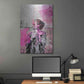Luxe Metal Art 'Los Angeles City Girl Pink' by Andrea Haase, Metal Wall At,24x36