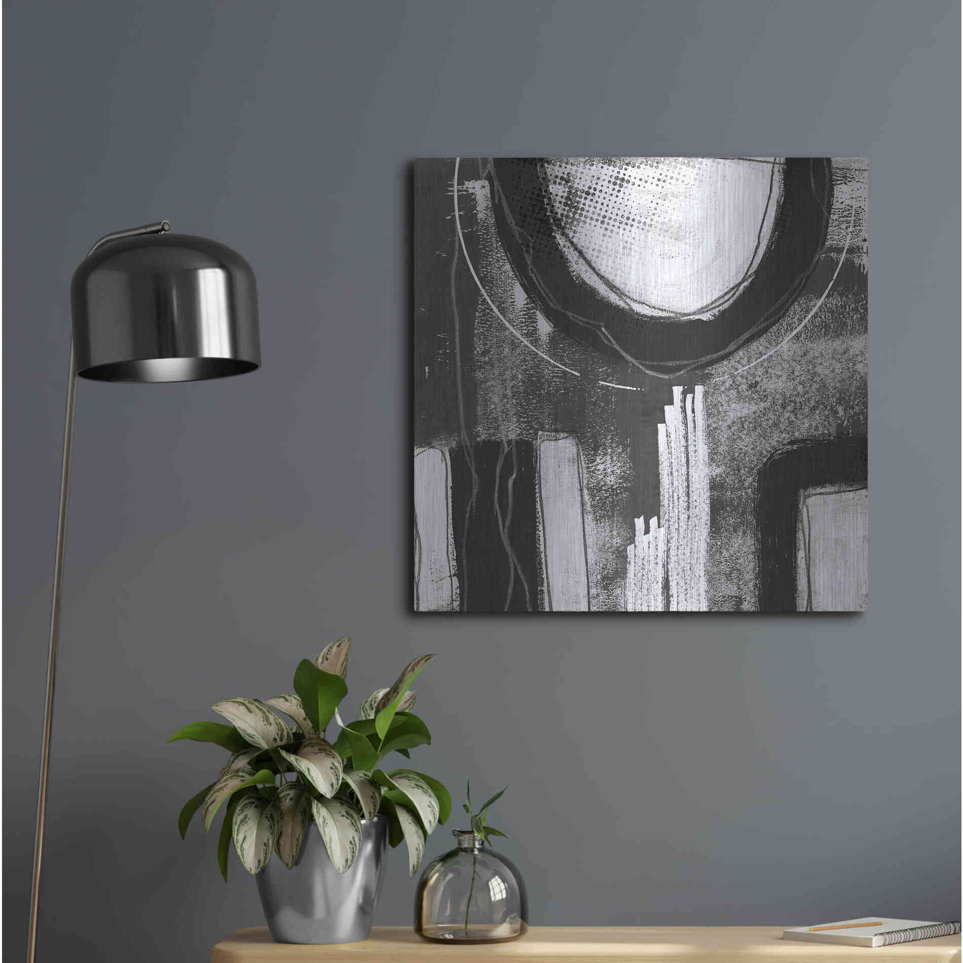 Luxe Metal Art 'Urban Sunlight' by Andrea Haase, Metal Wall At,24x24