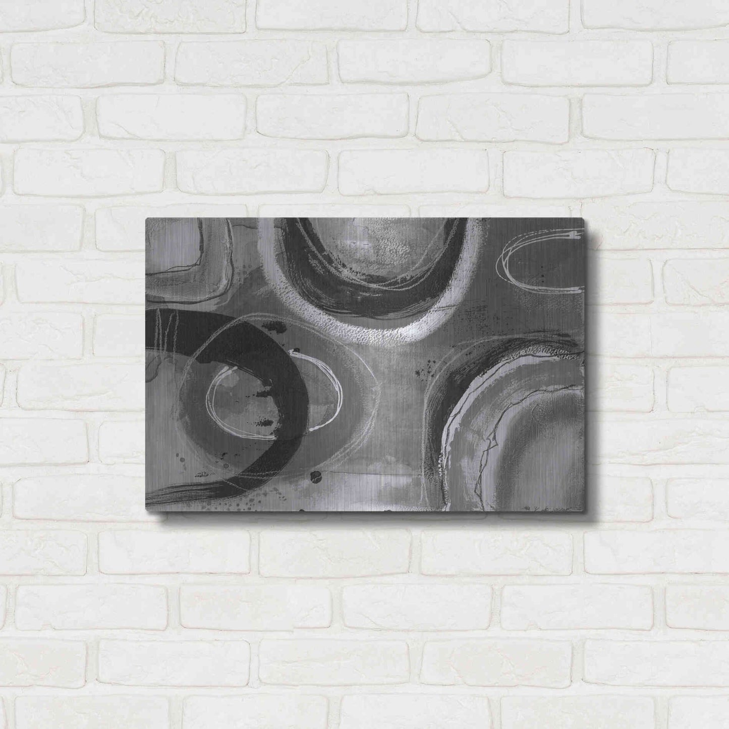 Luxe Metal Art 'Inner Circle' by Andrea Haase, Metal Wall At,24x16