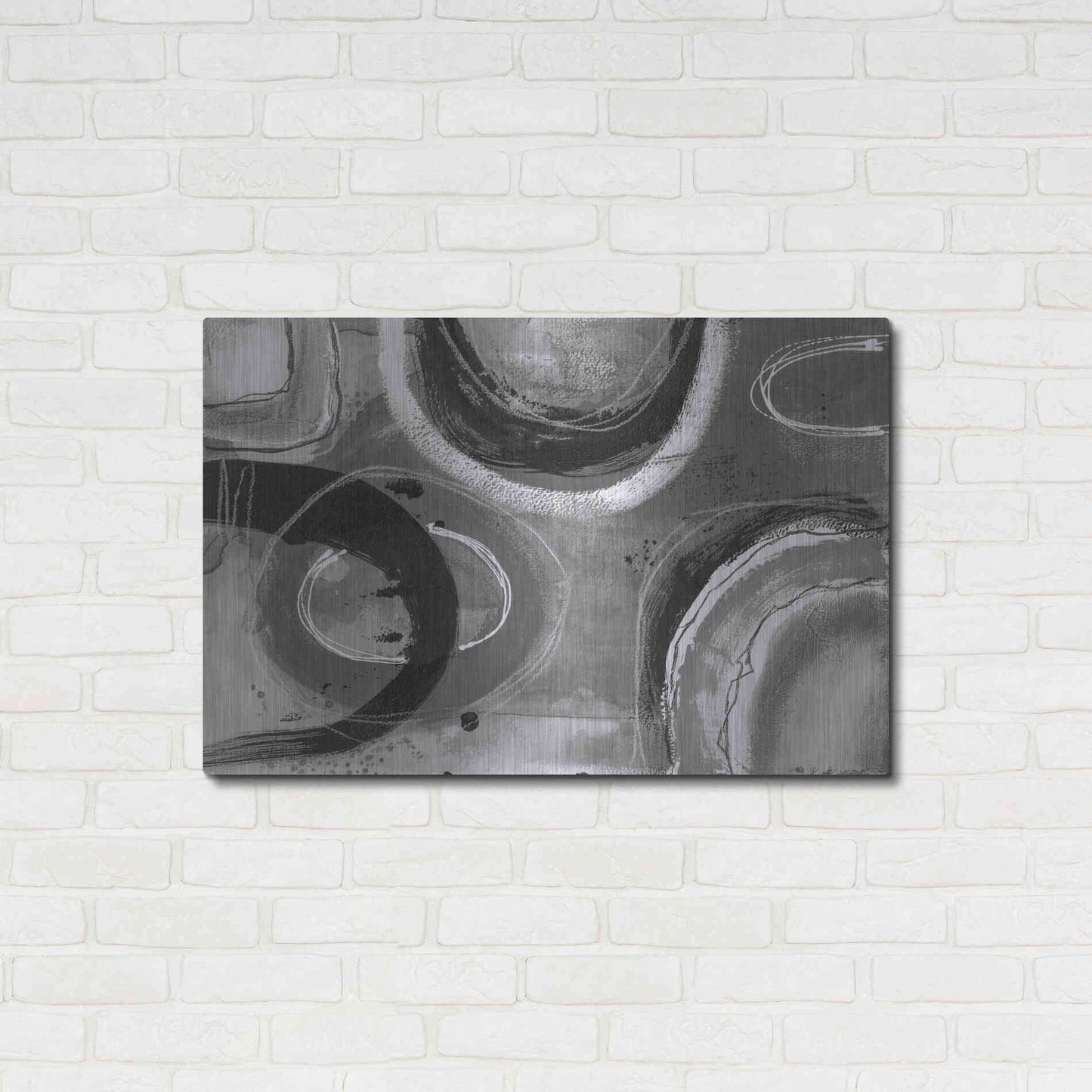 Luxe Metal Art 'Inner Circle' by Andrea Haase, Metal Wall At,36x24