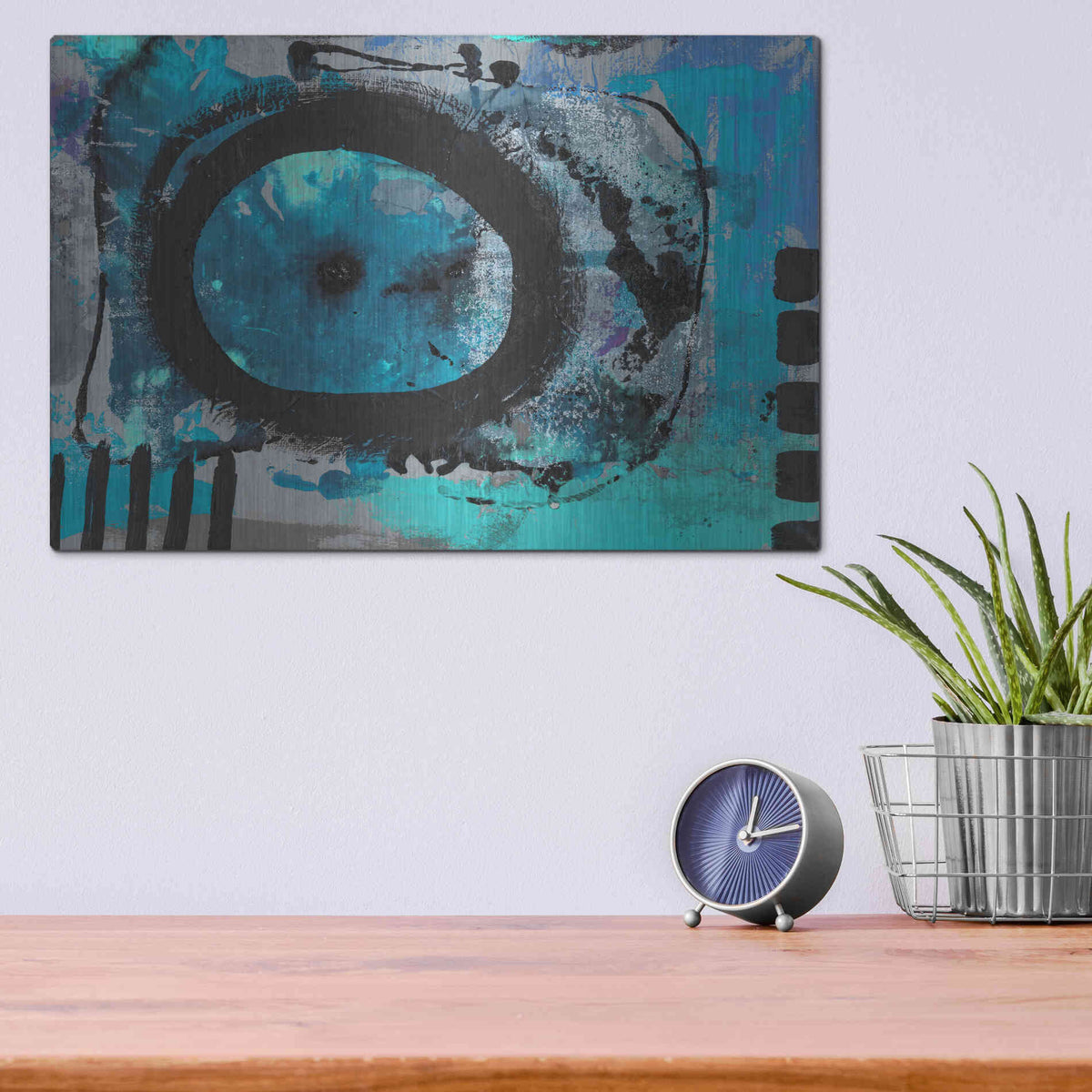 Luxe Metal Art 'Focus Shift II' by Andrea Haase, Metal Wall At,16x12