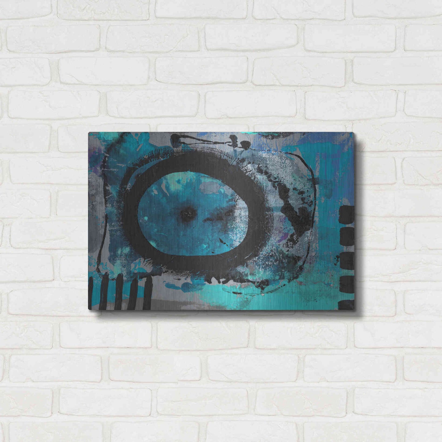 Luxe Metal Art 'Focus Shift II' by Andrea Haase, Metal Wall At,24x16