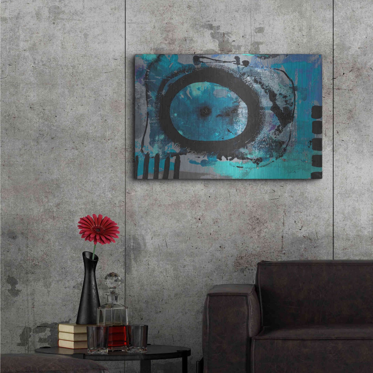 Luxe Metal Art 'Focus Shift II' by Andrea Haase, Metal Wall At,36x24