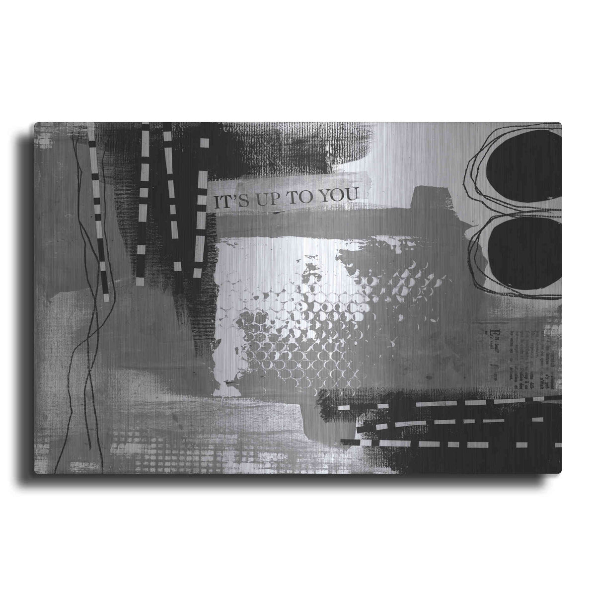 Luxe Metal Art 'Up To You' by Andrea Haase, Metal Wall At