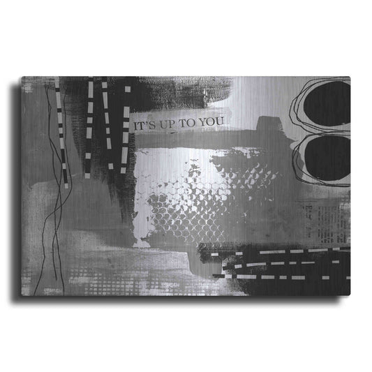 Luxe Metal Art 'Up To You' by Andrea Haase, Metal Wall At