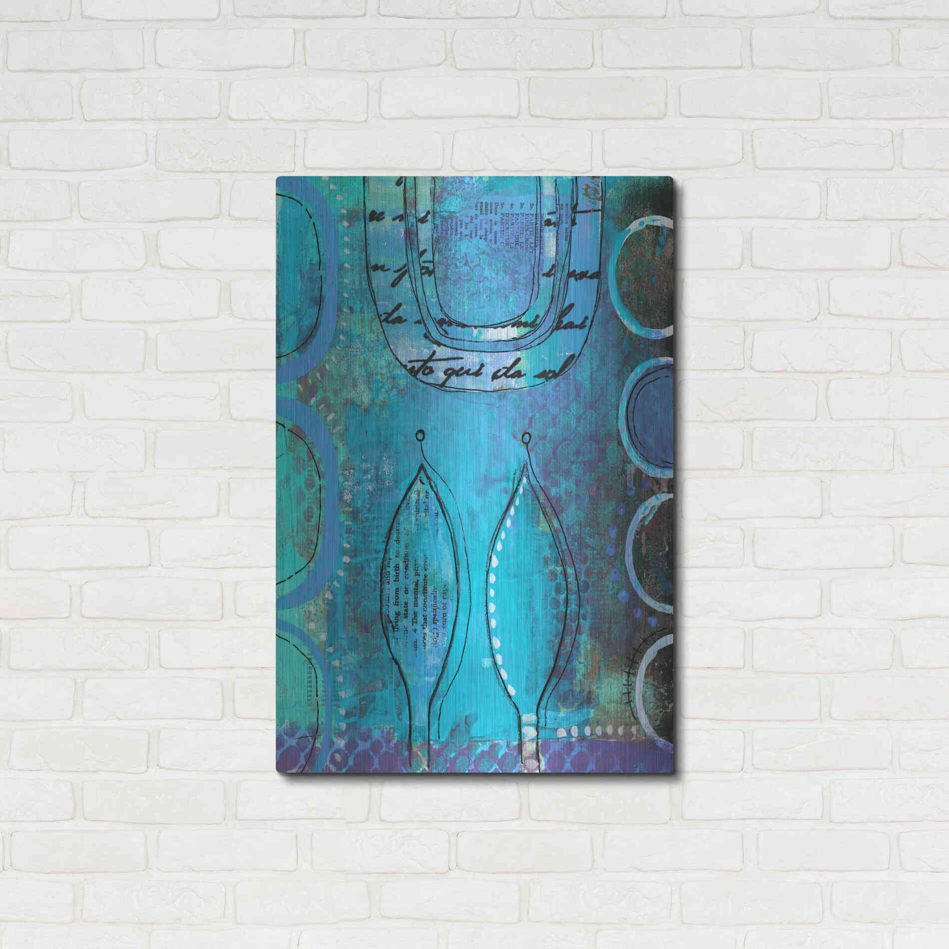 Luxe Metal Art 'Oriental Fairy Tale' by Andrea Haase, Metal Wall At,24x36