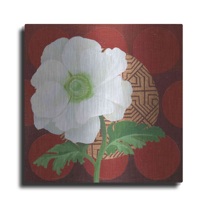 Luxe Metal Art 'Morning Anemone' by Kathrine Lovell, Metal Wall Art