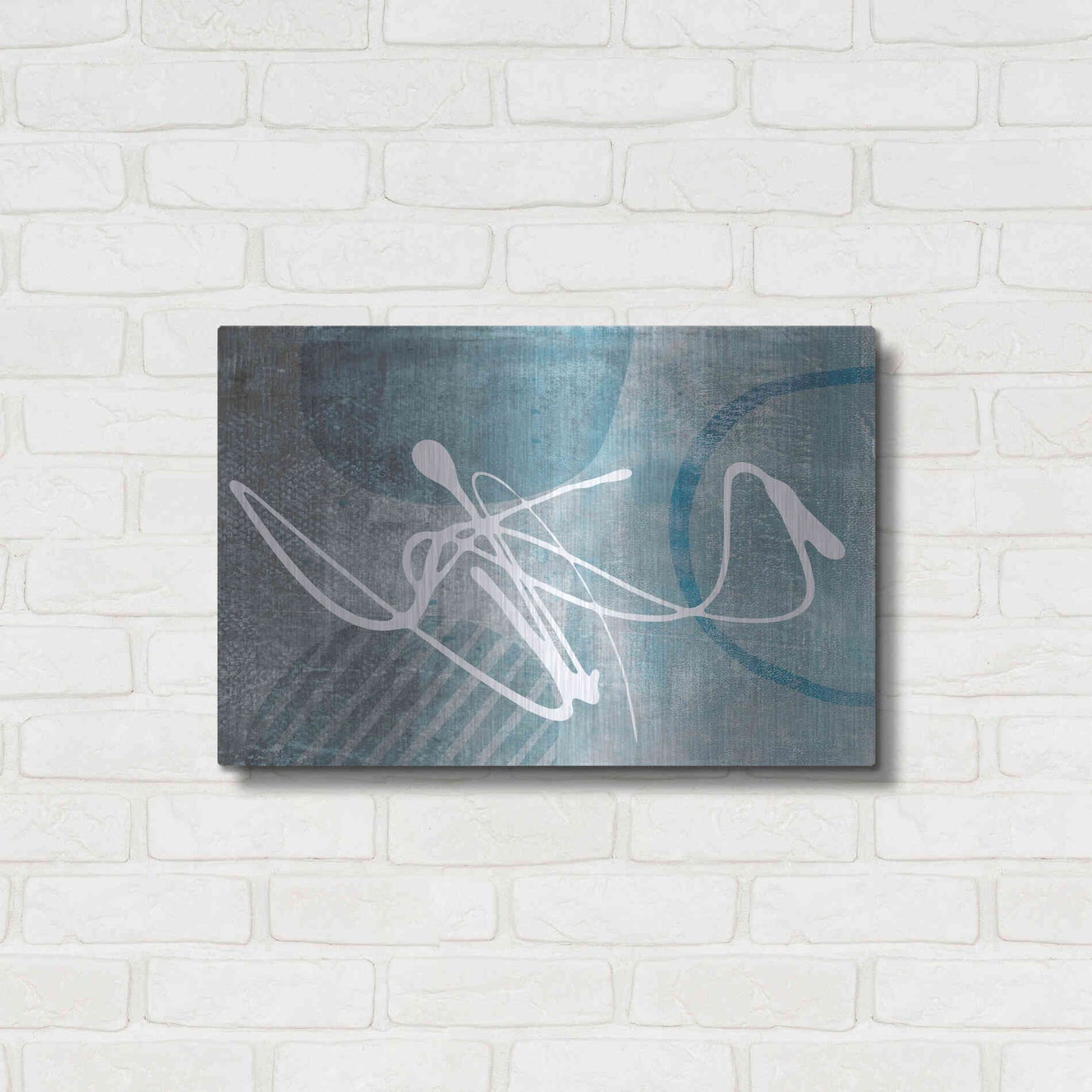 Luxe Metal Art 'Inspiring Meeting' by Andrea Haase, Metal Wall At,24x16