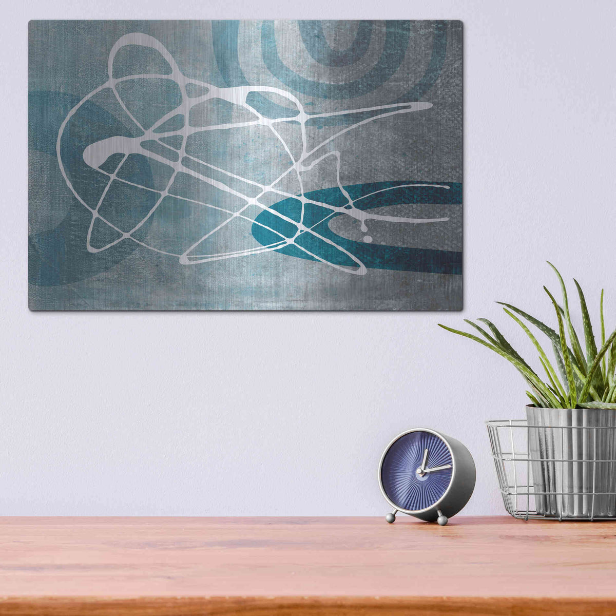 Luxe Metal Art 'Growing Energy' by Andrea Haase, Metal Wall At,16x12