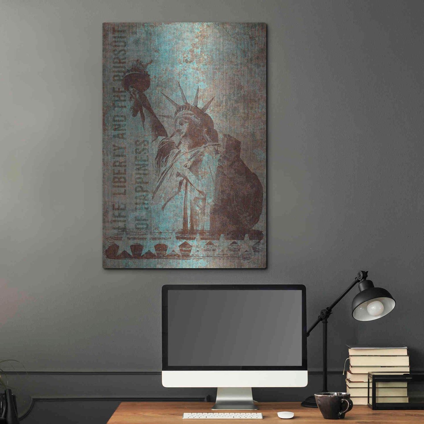 Luxe Metal Art 'Rusty Lady' by Andrea Haase, Metal Wall At,24x36