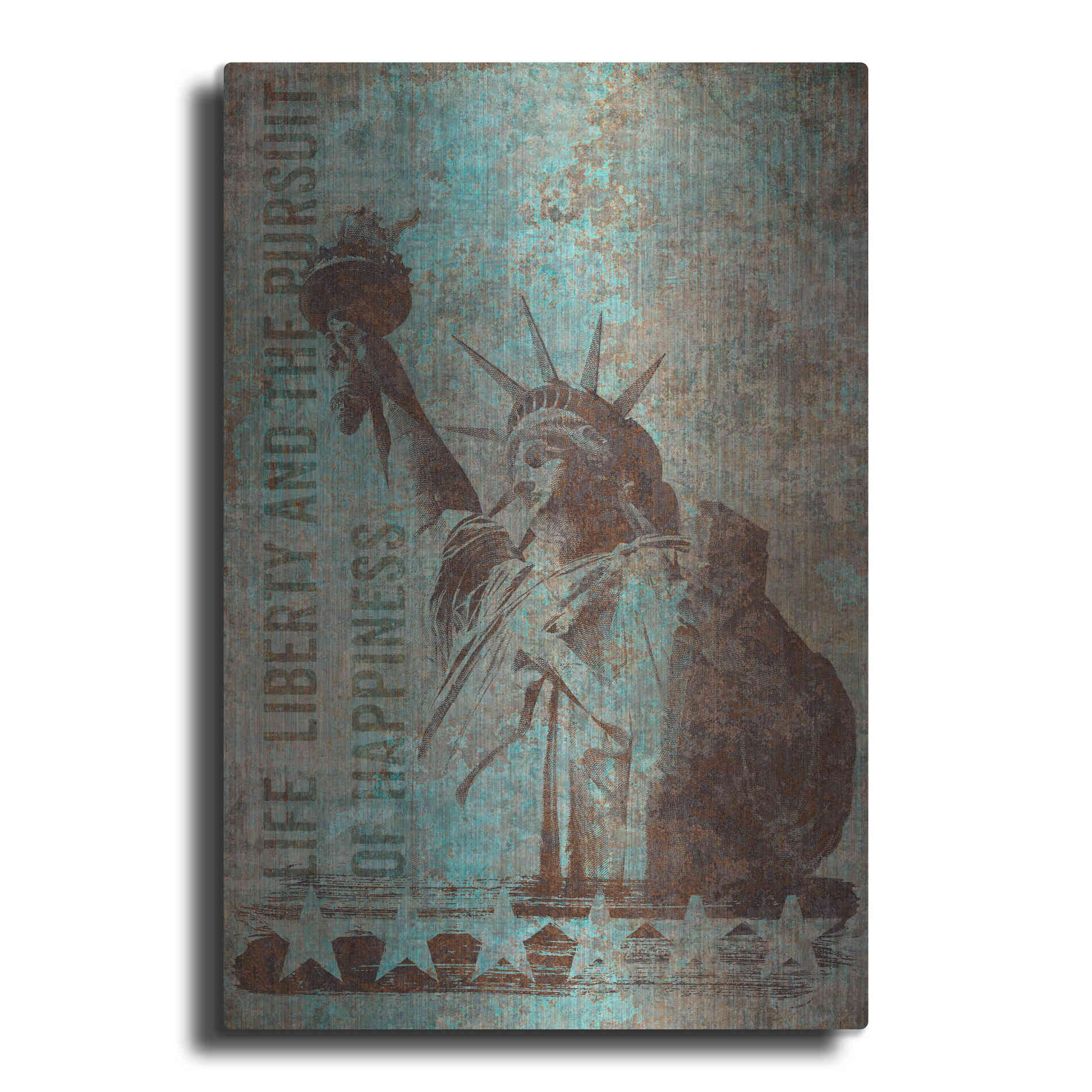 Luxe Metal Art 'Rusty Lady' by Andrea Haase, Metal Wall At