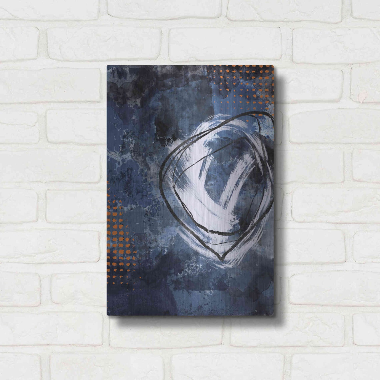 Luxe Metal Art 'Nightscape Exit' by Andrea Haase, Metal Wall At,12x16