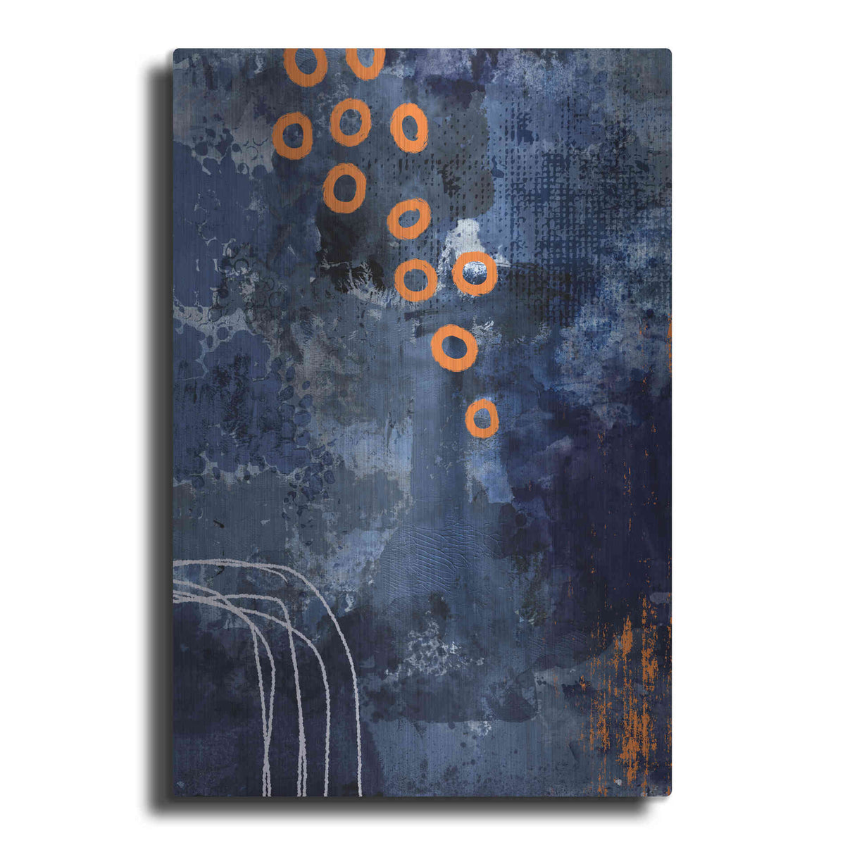 Luxe Metal Art 'Nightscape Dream' by Andrea Haase, Metal Wall At