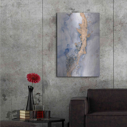 Luxe Metal Art 'Alcohol Ink Fantasy' by Andrea Haase Metal Wall Art,24x36