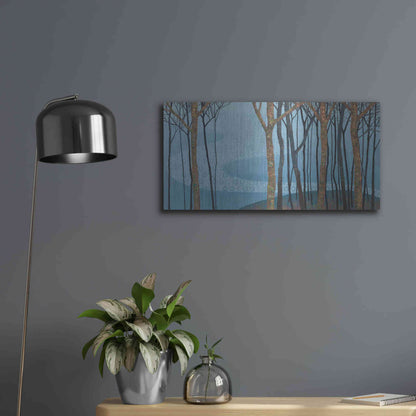 Luxe Metal Art 'Katonah II' by Kathrine Lovell, Metal Wall Art,24x12