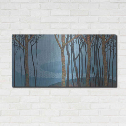 Luxe Metal Art 'Katonah II' by Kathrine Lovell, Metal Wall Art,48x24