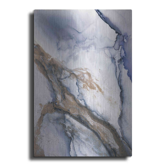 Luxe Metal Art 'Alcohol Ink Fantasy III' by Andrea Haase Metal Wall Art