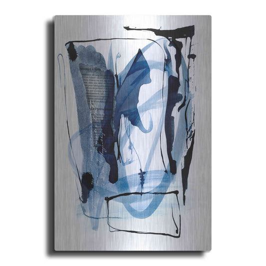 Luxe Metal Art 'Story Of Faith Blue' by Andrea Haase Metal Wall Art
