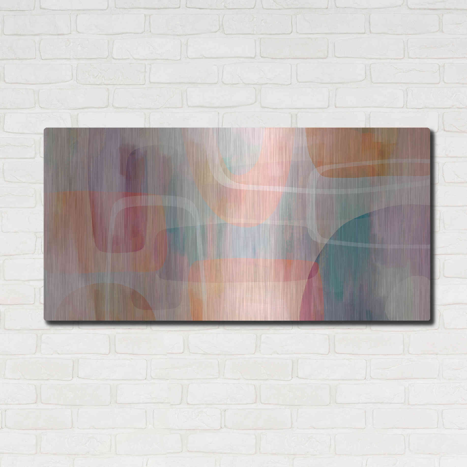 Luxe Metal Art 'Summer Sound' by Andrea Haase Metal Wall Art,48x24