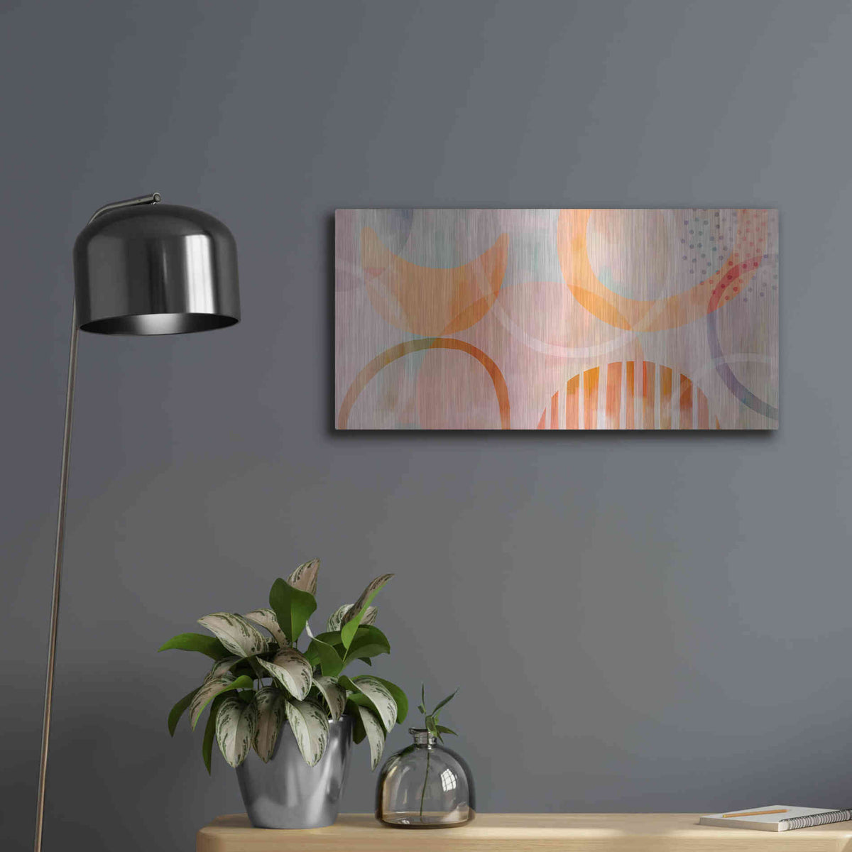 Luxe Metal Art 'Summer Tales' by Andrea Haase Metal Wall Art,24x12