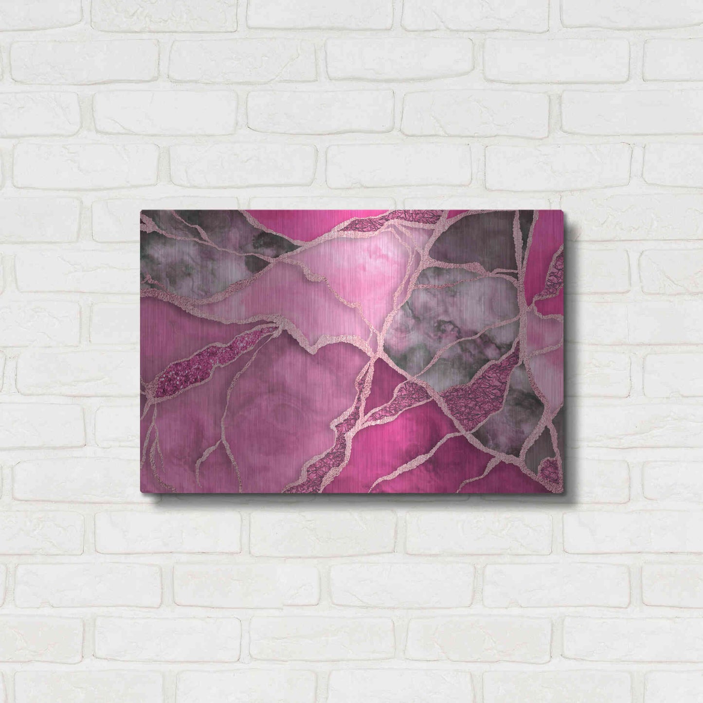 Luxe Metal Art 'Luxury Dream' by Andrea Haase Metal Wall Art,24x16