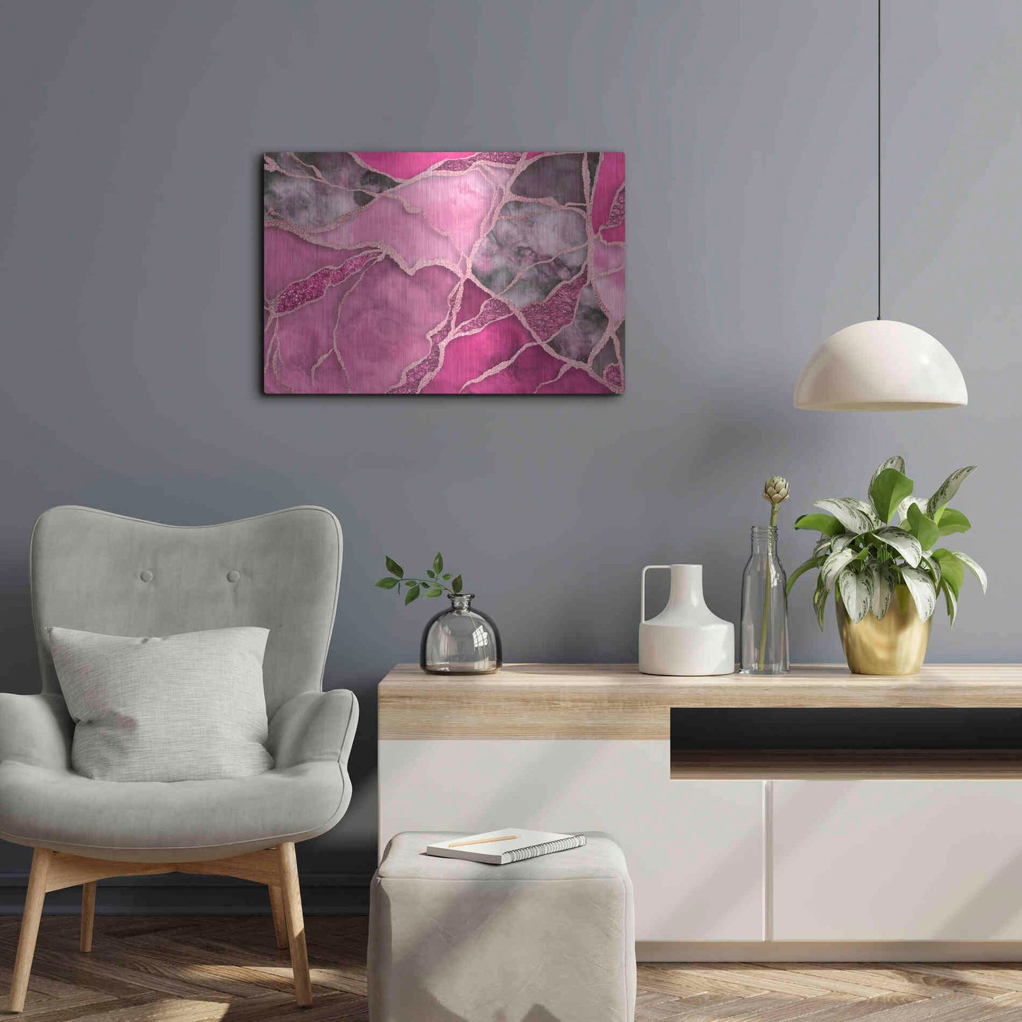 Luxe Metal Art 'Luxury Dream' by Andrea Haase Metal Wall Art,24x16