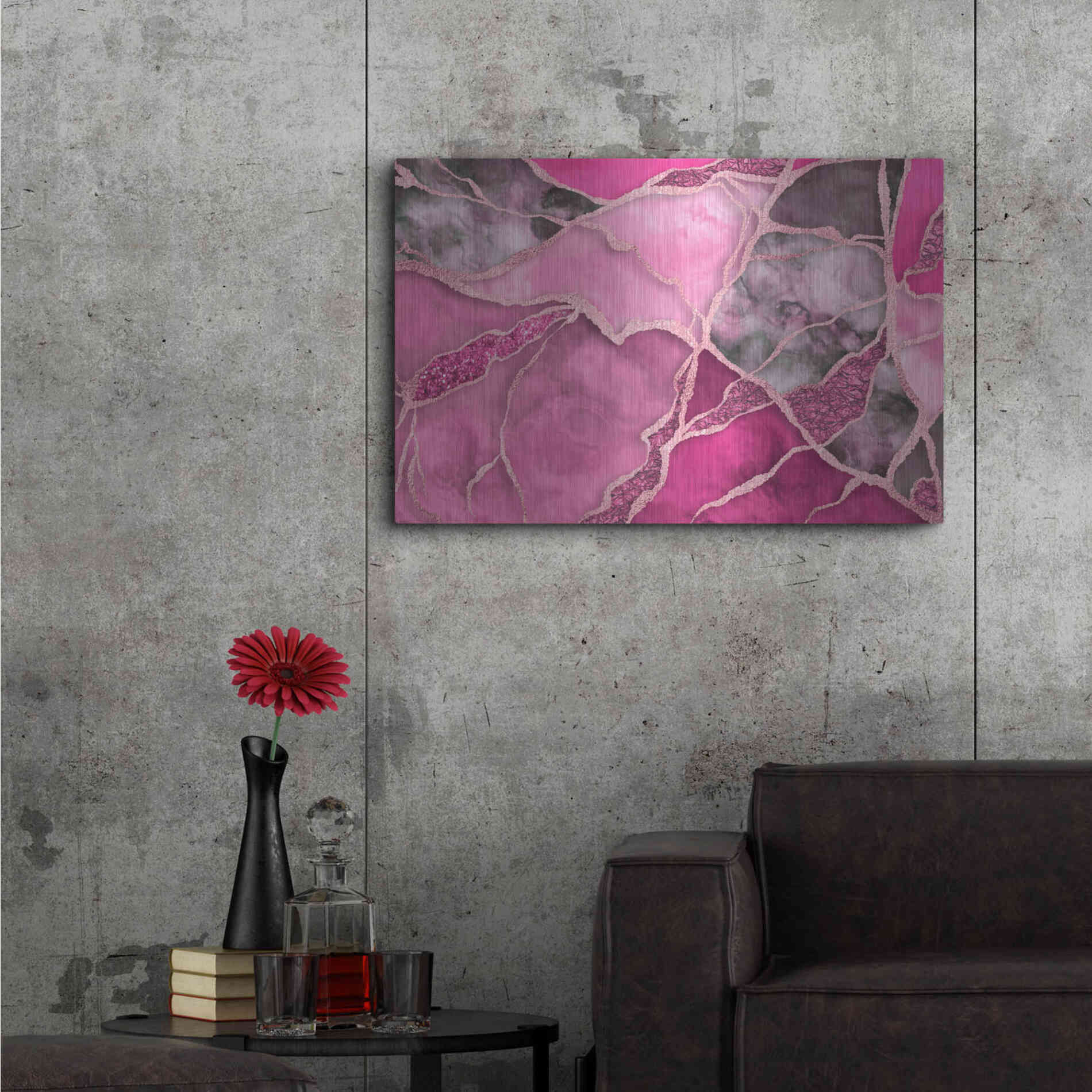 Luxe Metal Art 'Luxury Dream' by Andrea Haase Metal Wall Art,36x24