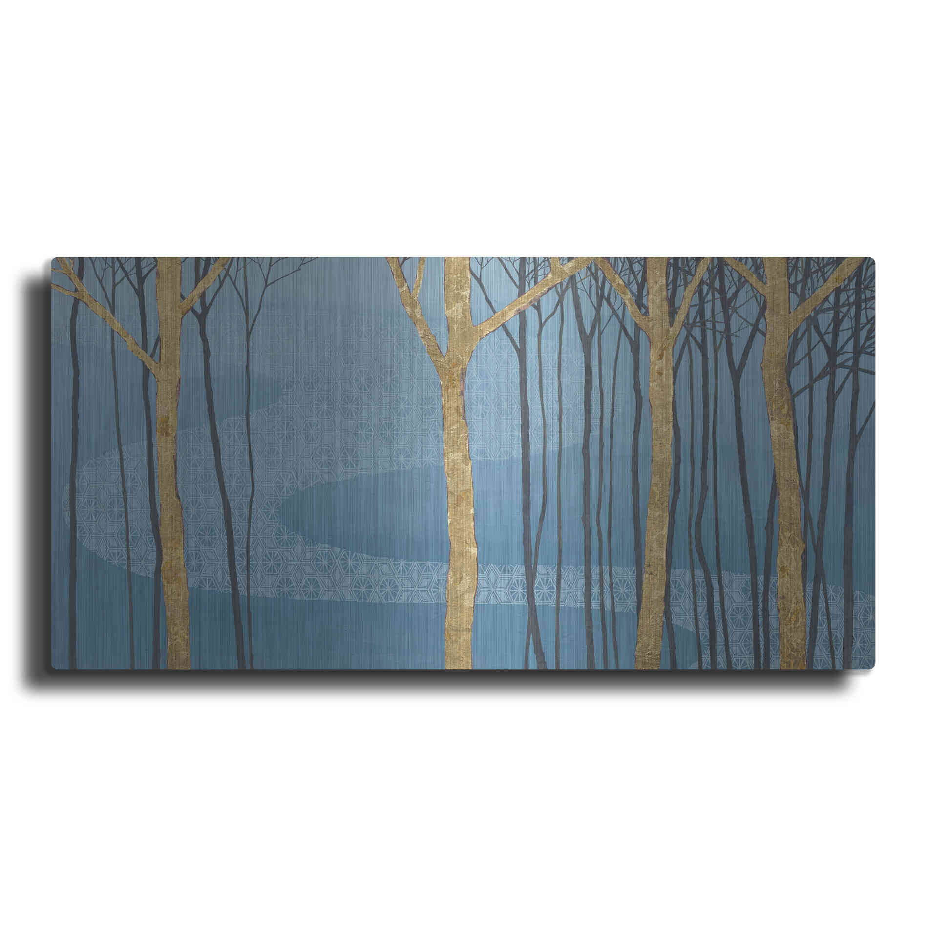 Luxe Metal Art 'Katonah Gold' by Kathrine Lovell, Metal Wall Art
