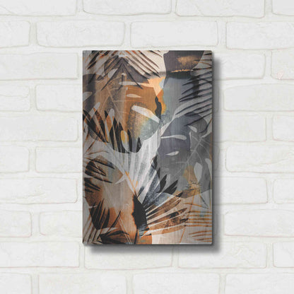 Luxe Metal Art 'Exotic Journey Orange' by Andrea Haase Metal Wall Art,12x16