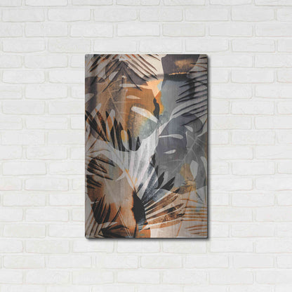 Luxe Metal Art 'Exotic Journey Orange' by Andrea Haase Metal Wall Art,24x36