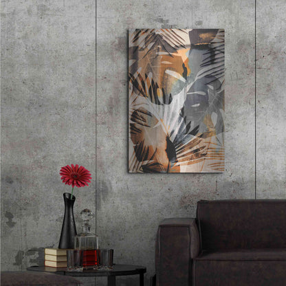 Luxe Metal Art 'Exotic Journey Orange' by Andrea Haase Metal Wall Art,24x36