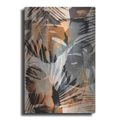 Luxe Metal Art 'Exotic Journey Orange' by Andrea Haase Metal Wall Art