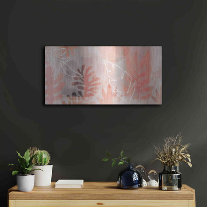 Luxe Metal Art 'Plantas Tropicales' by Andrea Haase Metal Wall Art,24x12