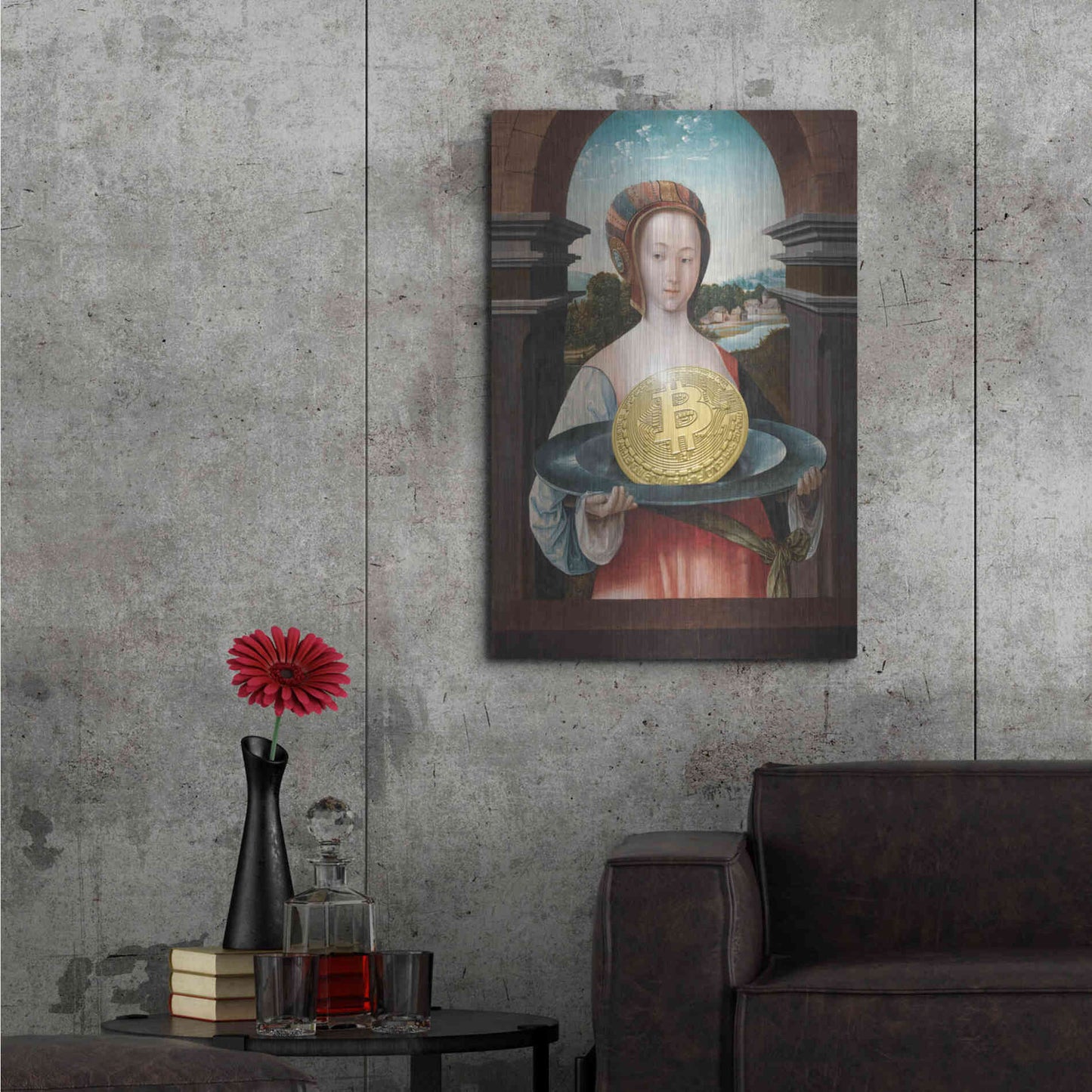 Luxe Metal Art 'History Meets Future VI' by Andrea Haase Metal Wall Art,24x36