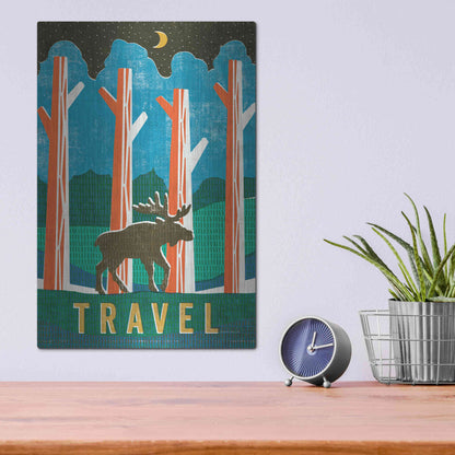 Luxe Metal Art 'Big Sky III' by Michael Mullan, Metal Wall Art,12x16