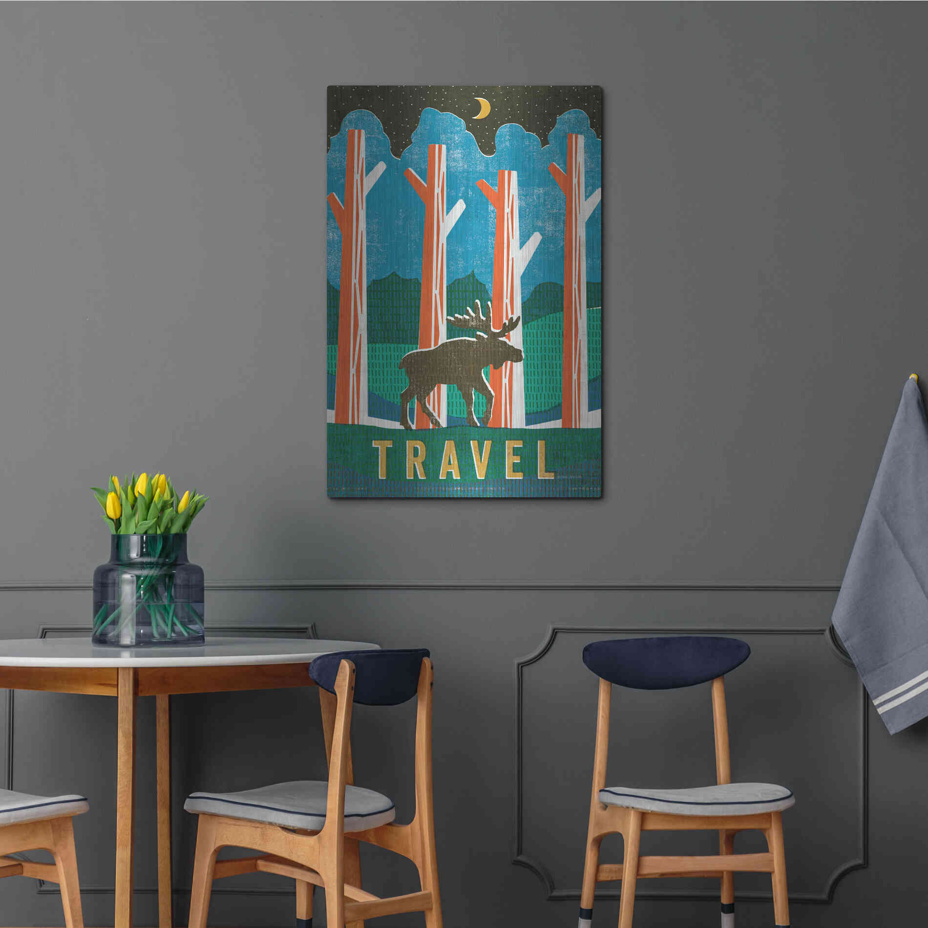 Luxe Metal Art 'Big Sky III' by Michael Mullan, Metal Wall Art,24x36