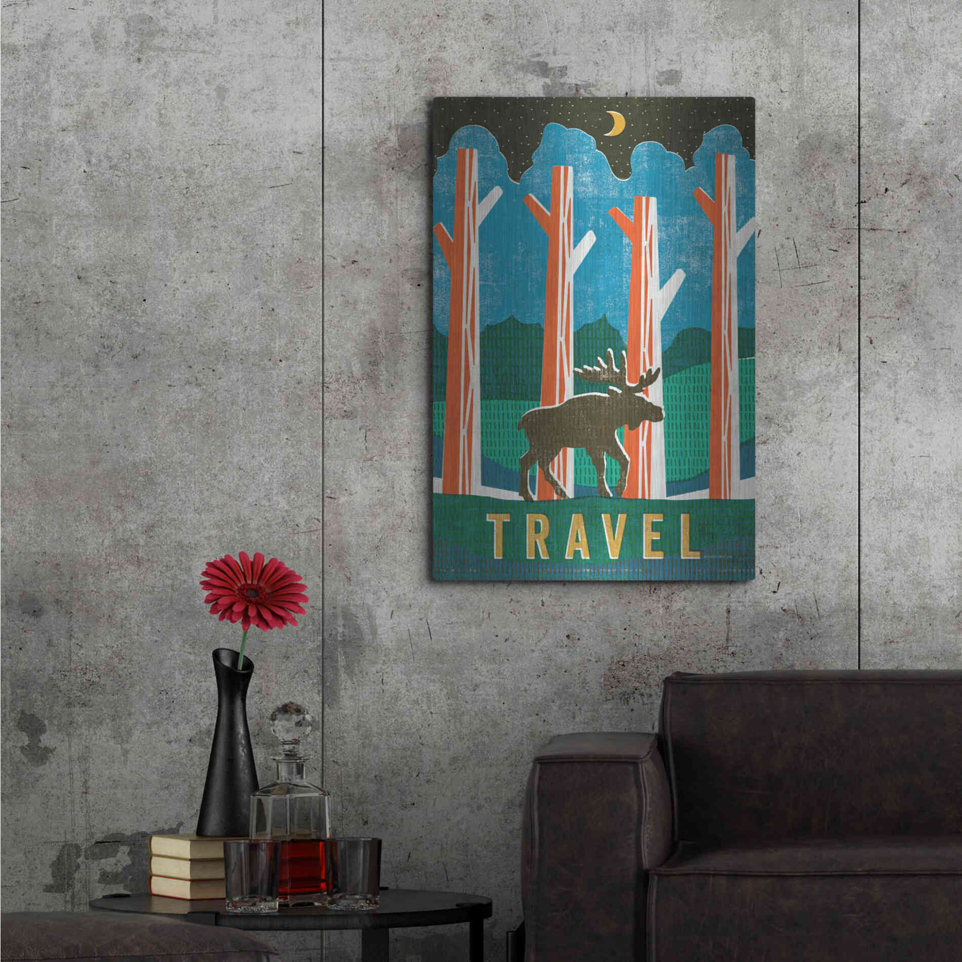 Luxe Metal Art 'Big Sky III' by Michael Mullan, Metal Wall Art,24x36