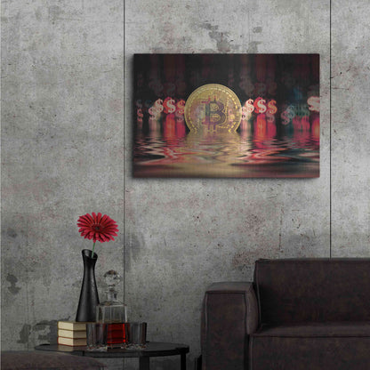 Luxe Metal Art 'Liquidity' by Andrea Haase Metal Wall Art,36x24