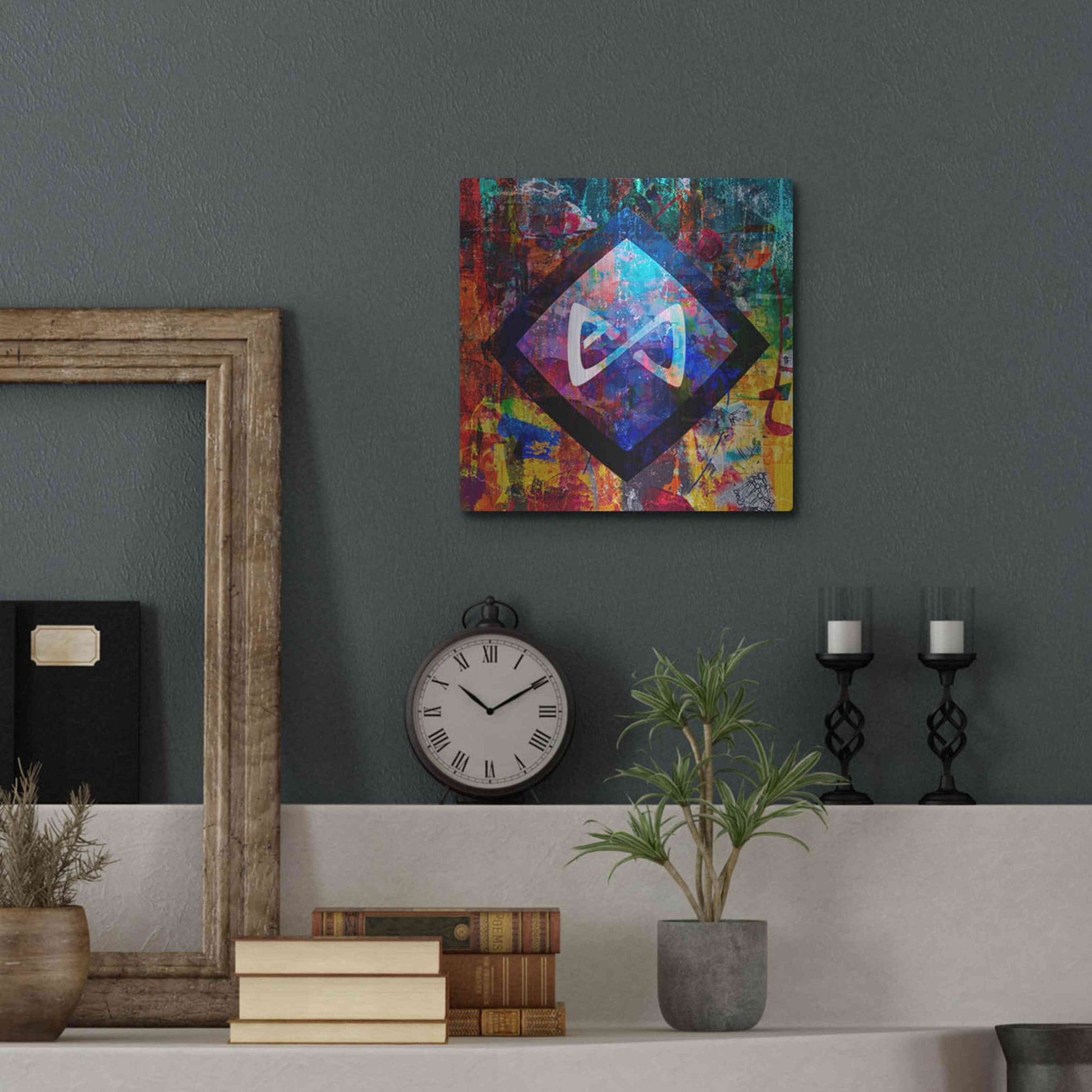 Luxe Metal Art 'Axs Axie Crypto In Color' by Luxe Metal Art Portfolio, Metal Wall Art,12x12