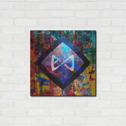 Luxe Metal Art 'Axs Axie Crypto In Color' by Luxe Metal Art Portfolio, Metal Wall Art,24x24