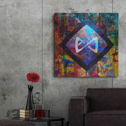 Luxe Metal Art 'Axs Axie Crypto In Color' by Luxe Metal Art Portfolio, Metal Wall Art,36x36