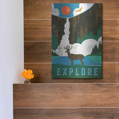 Luxe Metal Art 'Big Sky II' by Michael Mullan, Metal Wall Art,12x16