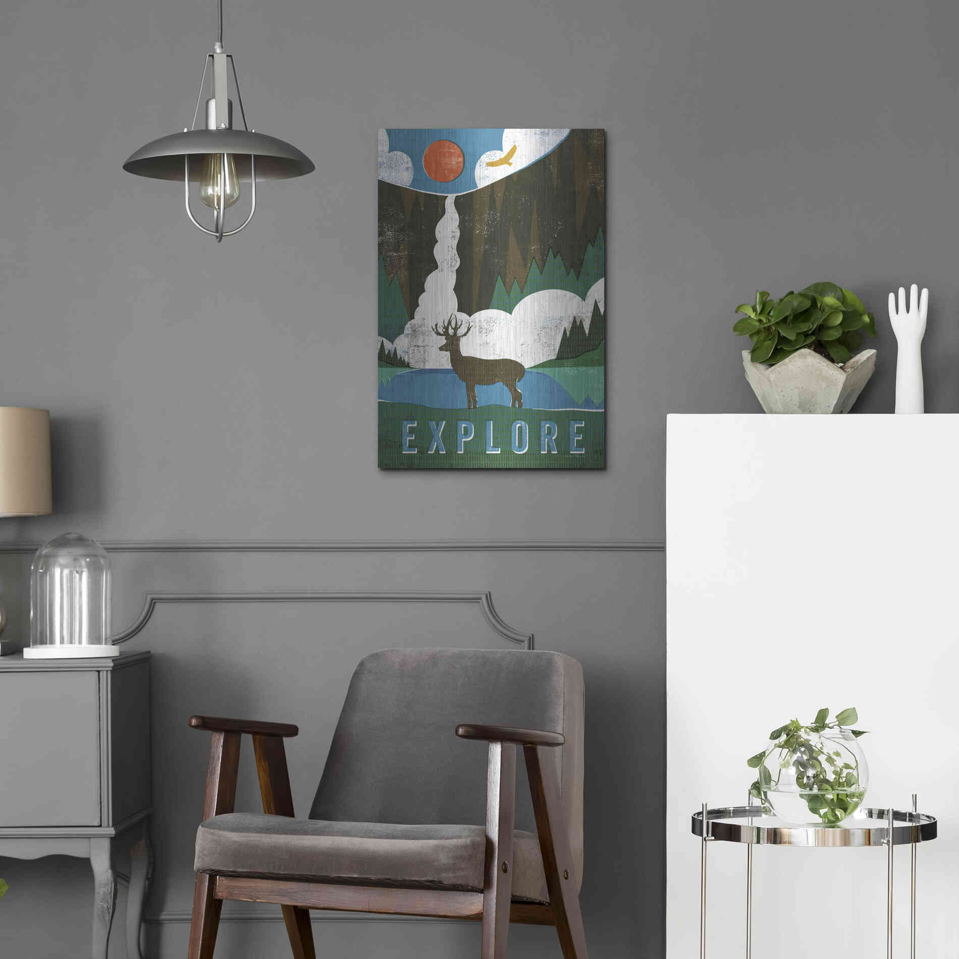 Luxe Metal Art 'Big Sky II' by Michael Mullan, Metal Wall Art,16x24