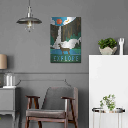 Luxe Metal Art 'Big Sky II' by Michael Mullan, Metal Wall Art,16x24